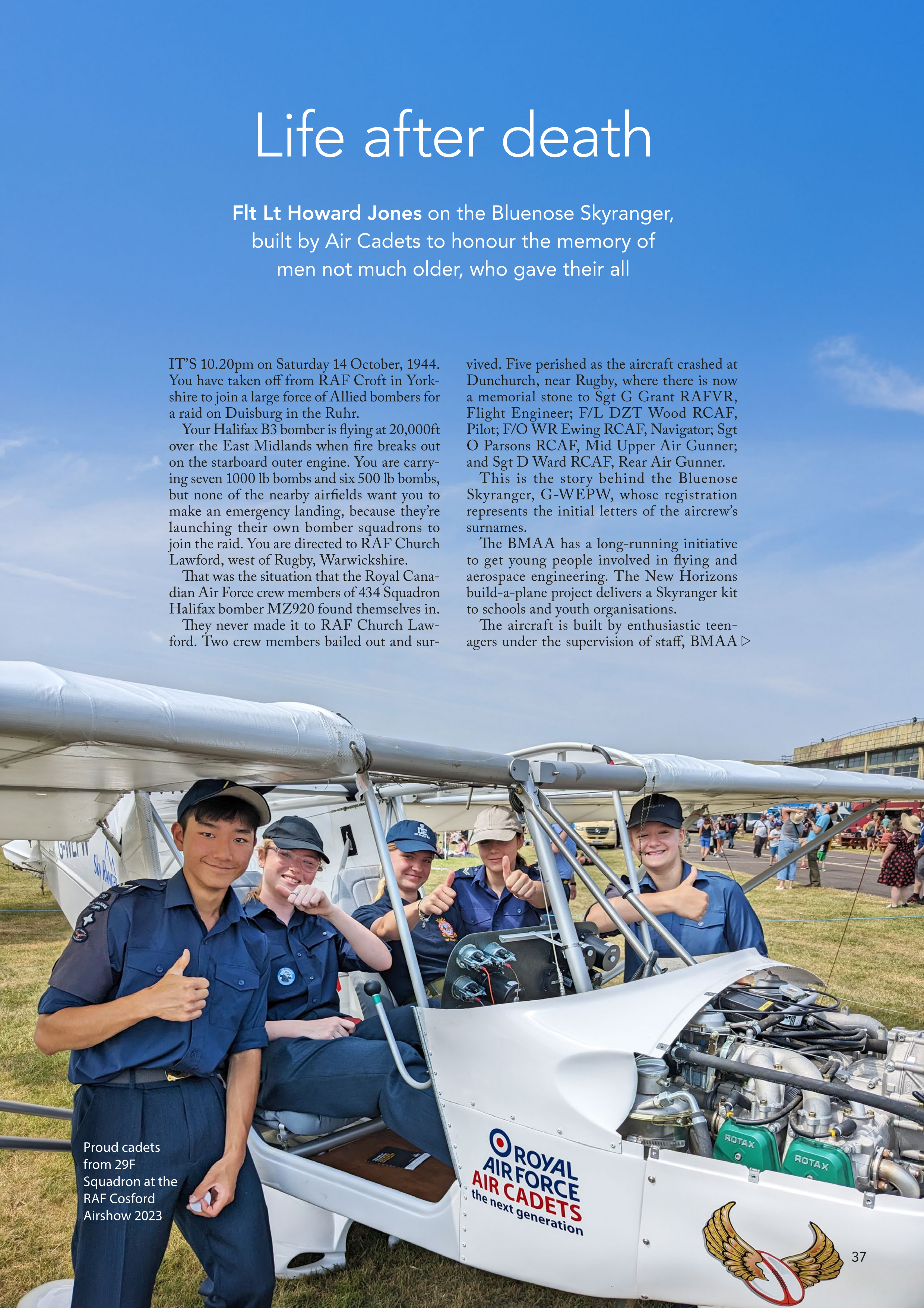Skyranger Cadets Update article